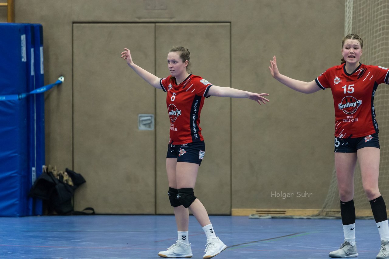 Bild 14 - B-Juniorinnen SG HH Nord - SV Henstedt Ulzburg : Ergebnis: 23:22